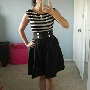 Pinky Pinups striped dress